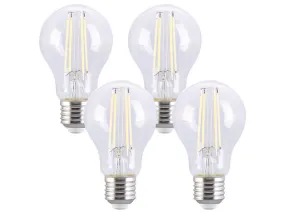 4 ampoules LED à filament E27 7,2 W 806 lm blanc neutre | Filament à LED 