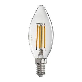 Ampoule led filament blanc froid C37 E14 2W 