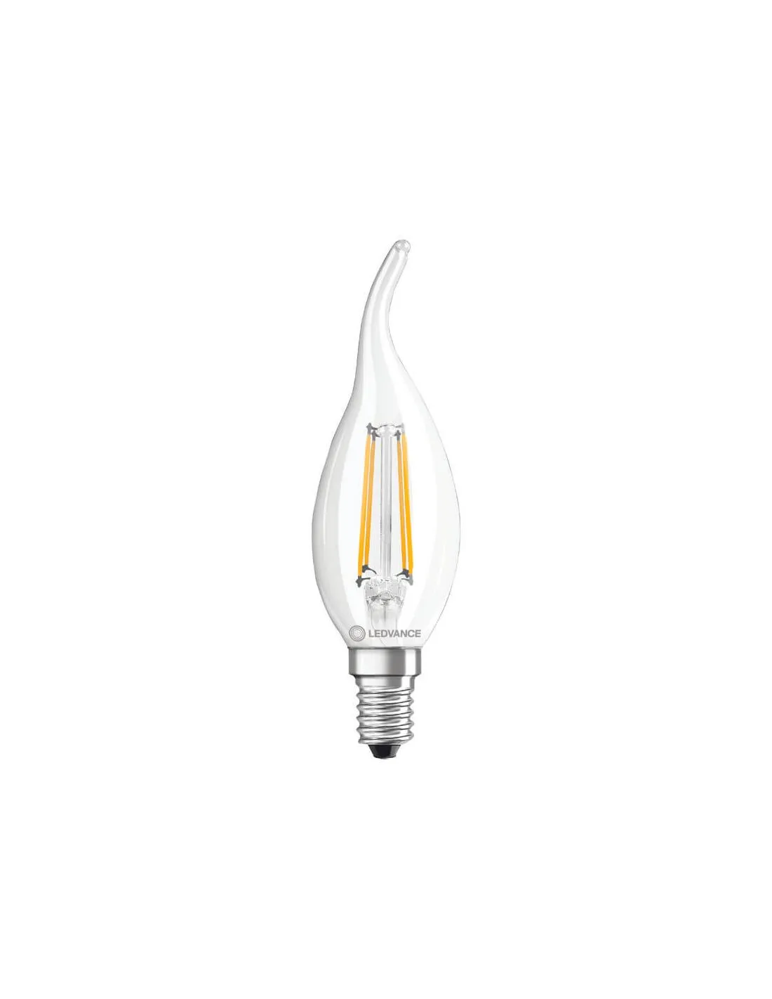 Ampoule LED à filament flamme 40W LedVance | Leonleds.com