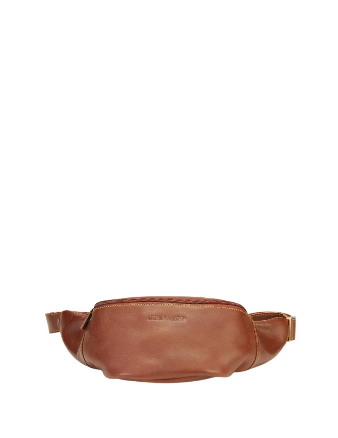 Banane Adam en cuir homme Arthur et Aston Ref 58819 C Chataigne 24*7*16 cm