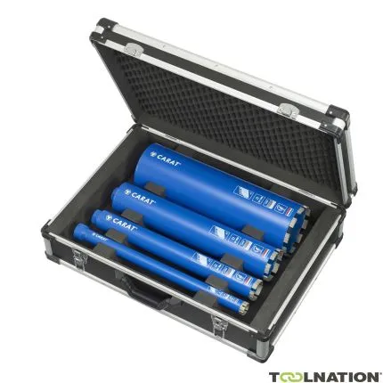 Carat EMSET010NL Jeu de forets diamantés Master 4 forets 31, 51, 81, 131 mm