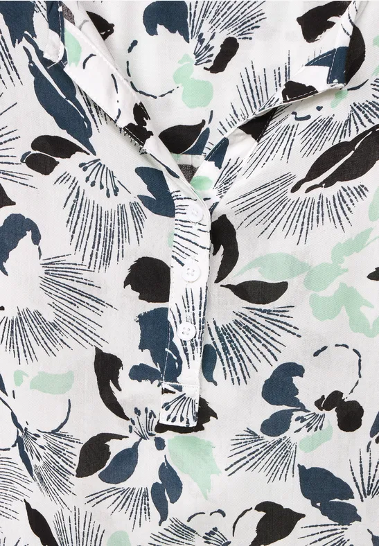CECIL Chemisier à motif de fleurs 