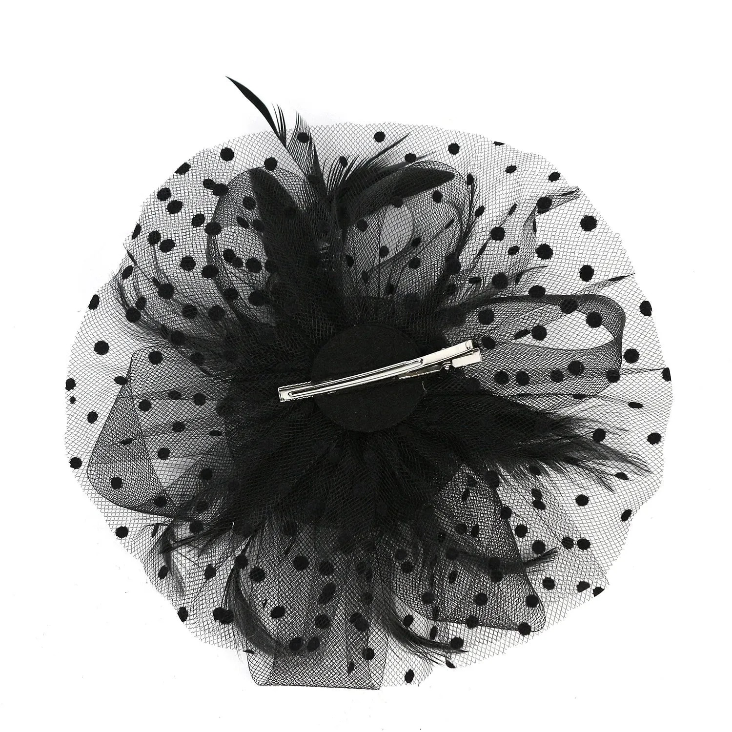 Chapeau Bibi dentelle et fleurs