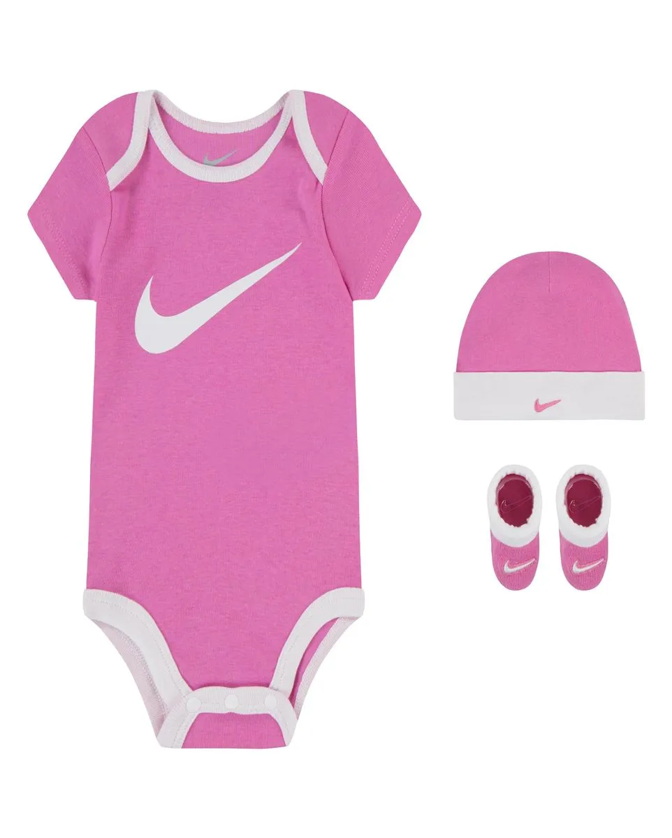 Ensemble bébé 3PCES Bébé fille NHN NIKE SWOOSH Rose