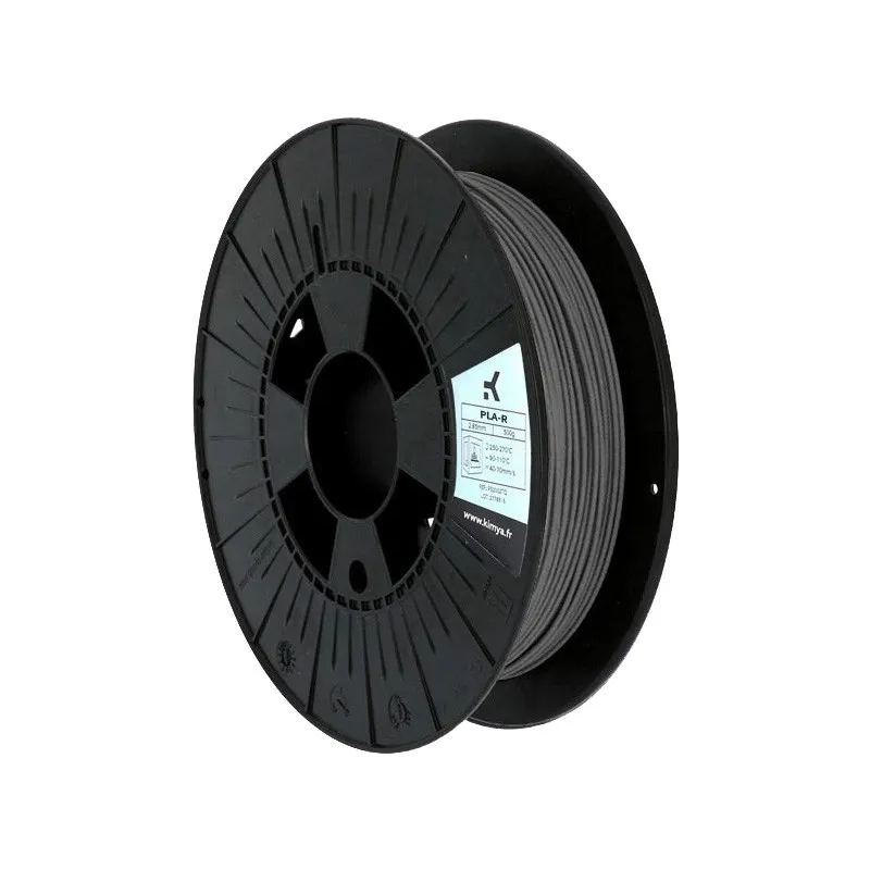 Filament PLA-R gris 1.75mm 750g Kimya (PL1112OW)