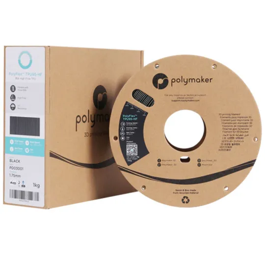 Filament PolyFlex TPU-95A HF Blanc 2.85mm 1Kg