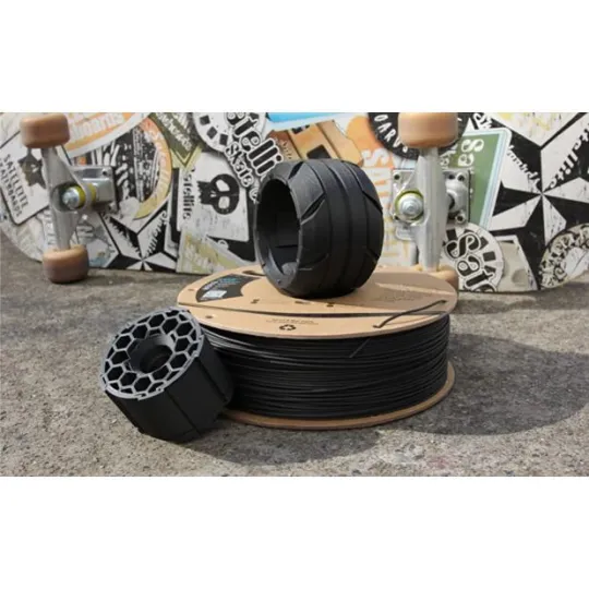 Filament PolyLite PLA CF 1.75mm Noir 1Kg Bobine Carton