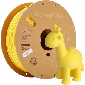 Filament PolyTerra PLA Jaune Savane 1.75mm 1Kg