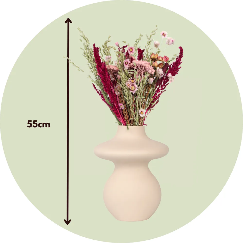 Fleurs séchées - bouquet 'trendy lucky love'