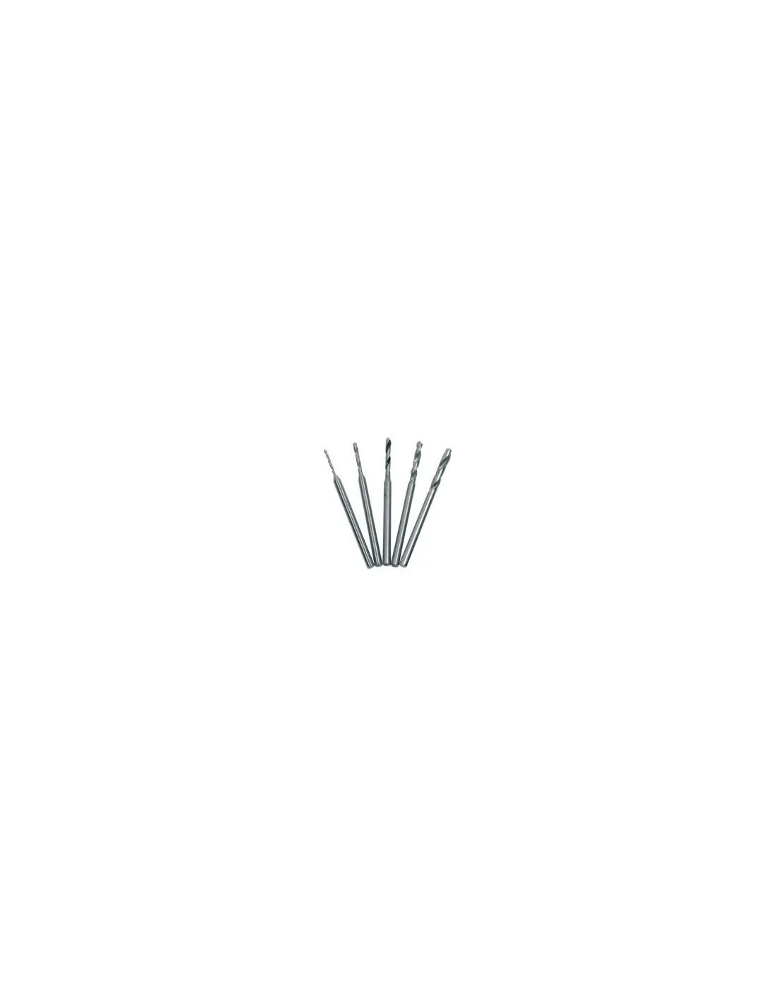 Forets hss de precision 3 forets diamètre:0,6 mm-