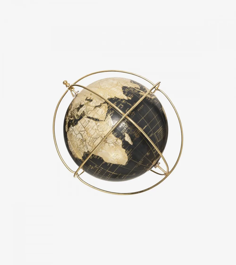 Globe terrestre Noir 