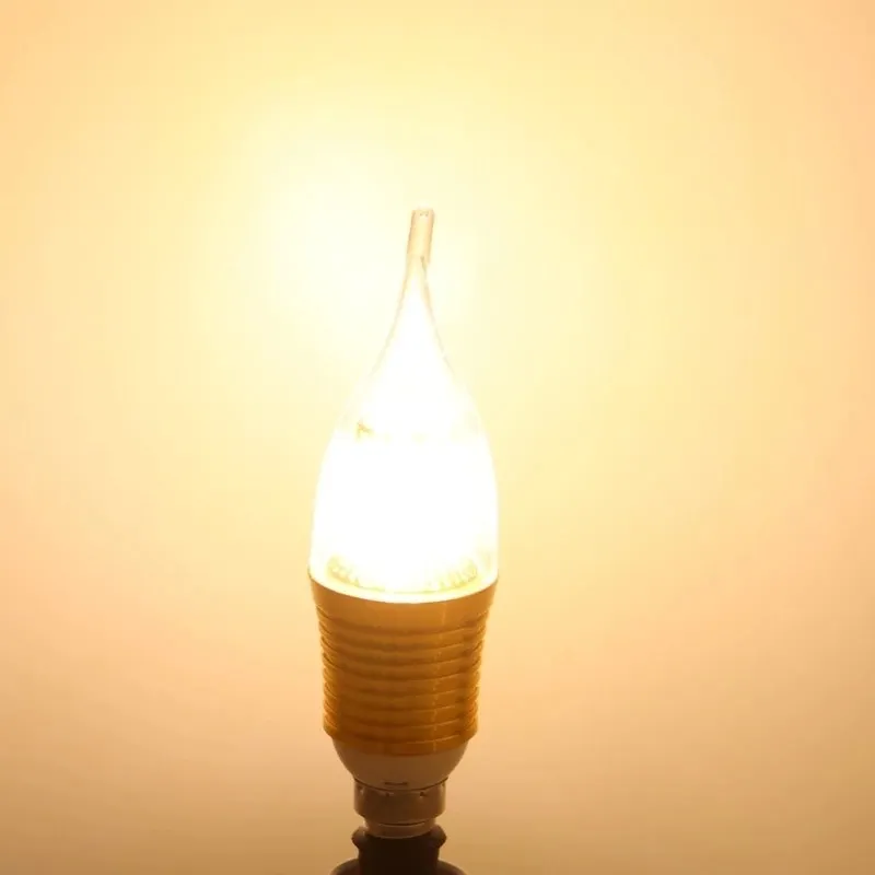 Lampe LED Flamme Décor Claire Filament E14 9W 3000K