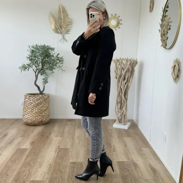 Manteau Rosy noir