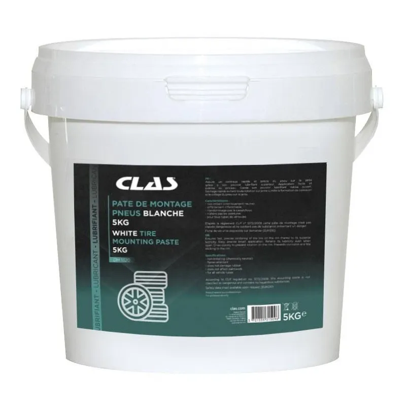 Pate de montage pneus blanche 5kg CLAS DM 1320