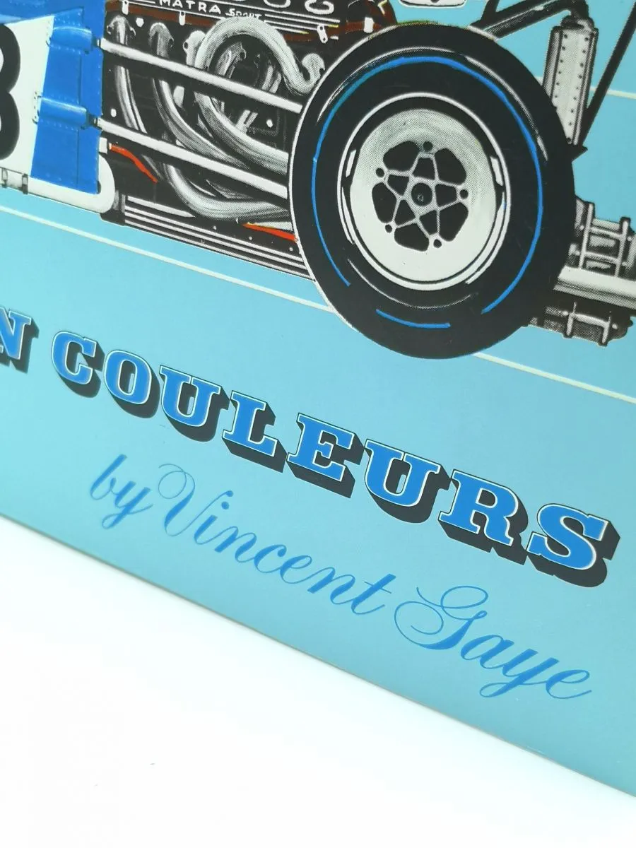 Planches inédites en couleurs formule 1 1970 by Vincent Saye
