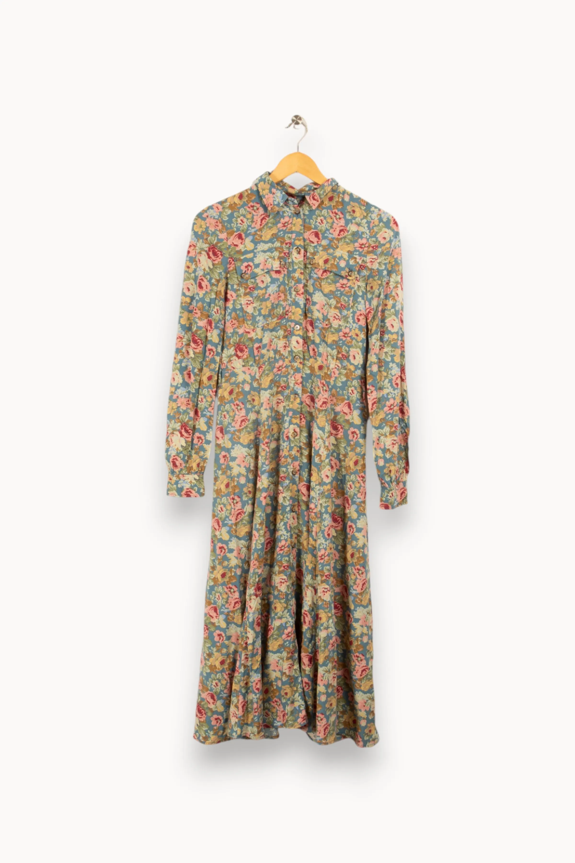 Robe longue à fleurs - Taille XS/34
