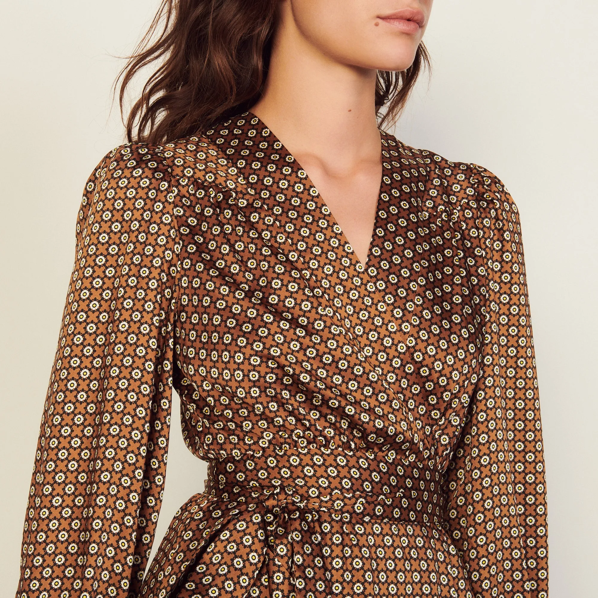 ROBE Marron / Noir