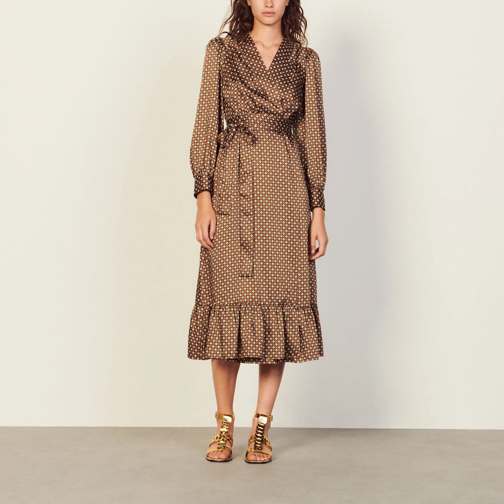 ROBE Marron / Noir