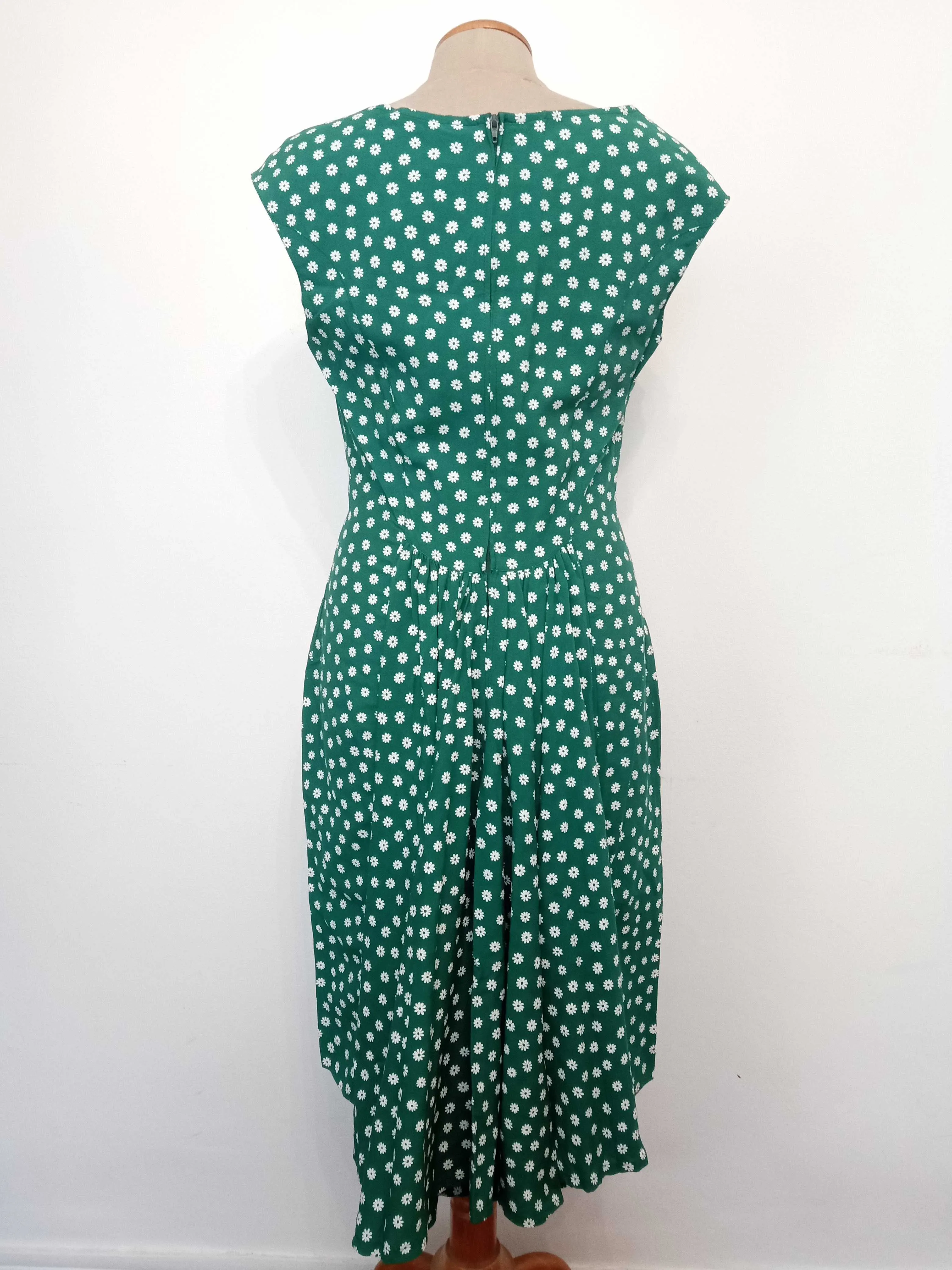 Robe midi à fleurs