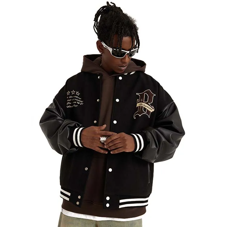 Veste Teddy Noir